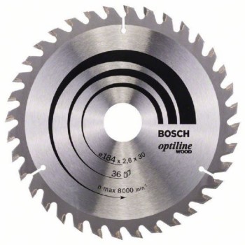 BOSCH List kružne testere Optiline Wood 184 x 30 x 2.6 mm. 36