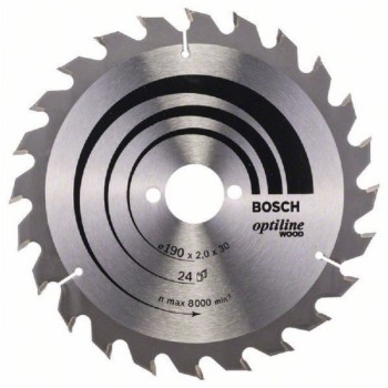 BOSCH List kružne testere Optiline Wood 190 x 30 x 2.0 mm. 24