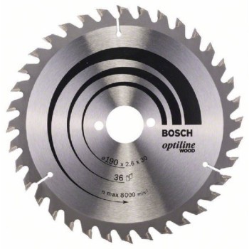 BOSCH List kružne testere Optiline Wood 190 x 30 x 2.6 mm. 36