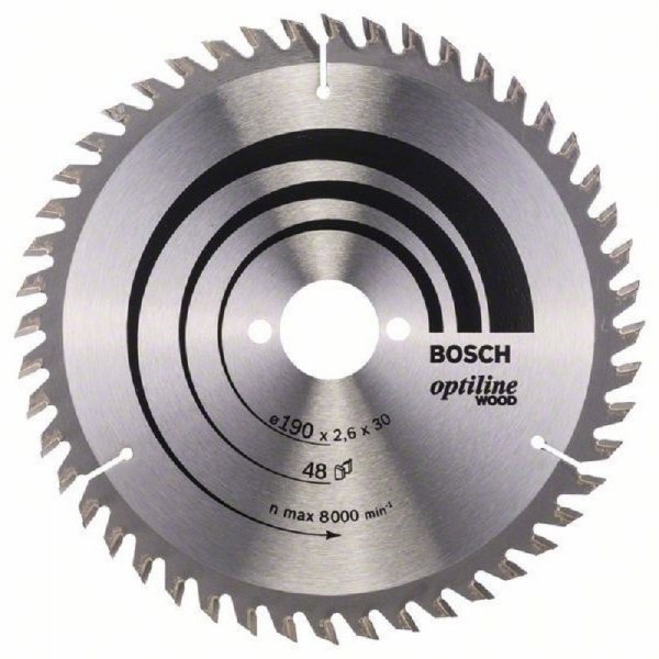 BOSCH List kružne testere Optiline Wood 190 x 30 x 2.6 mm. 48