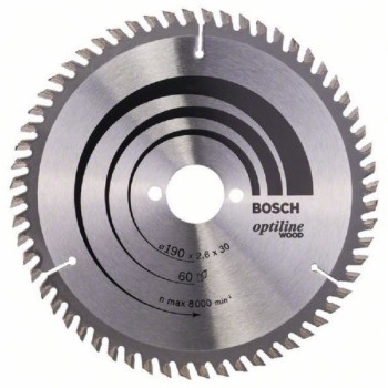 BOSCH List kružne testere Optiline Wood 190 x 30 x 2.6 mm. 60