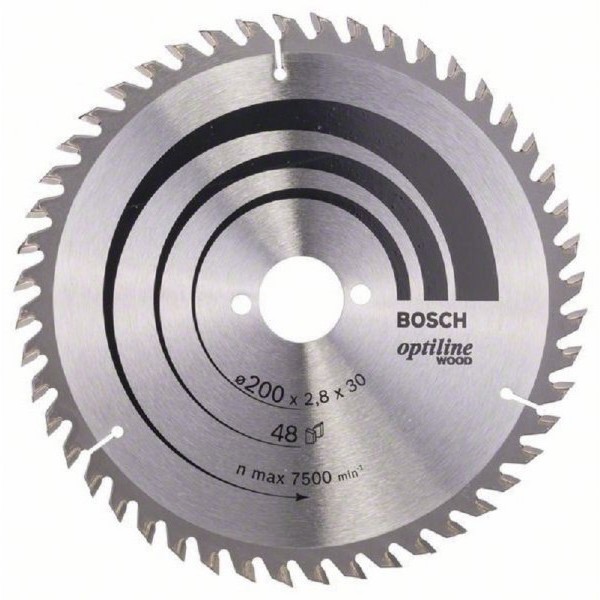 BOSCH List kružne testere Optiline Wood 200 x 30 x 2.8 mm. 48