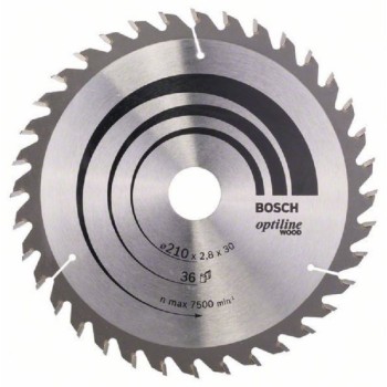 BOSCH List kružne testere Optiline Wood 210 x 30 x 2.8 mm. 36