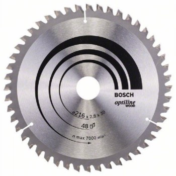 BOSCH List kružne testere Optiline Wood 216 x 30 x 2.8 mm. 48