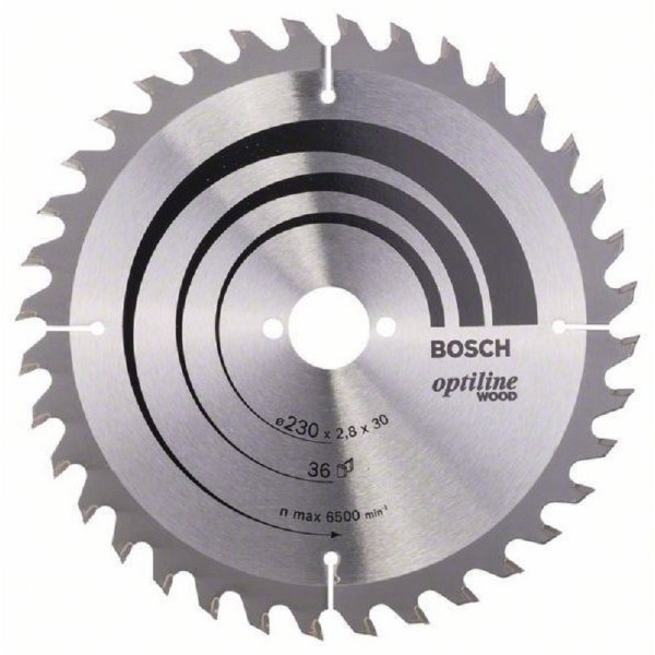 BOSCH List kružne testere Optiline Wood 230 x 30 x 2.8 mm. 36