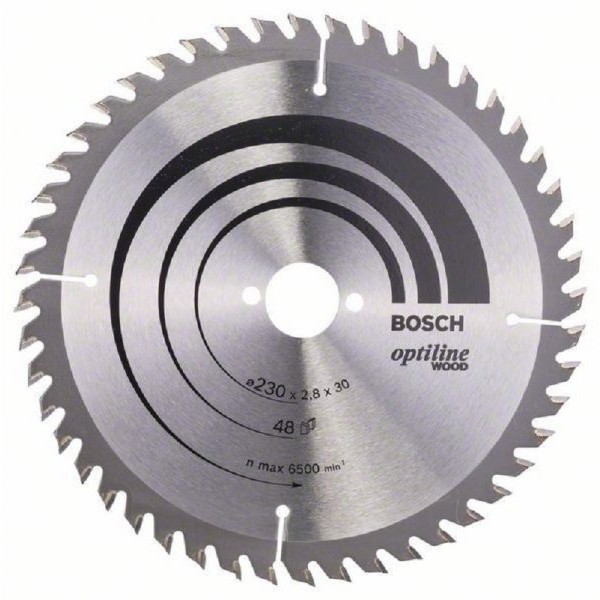 BOSCH List kružne testere Optiline Wood 230 x 30 x 2.8 mm. 48