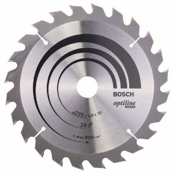 BOSCH List kružne testere Optiline Wood 235 x 30;25 x 2.8 mm. 24