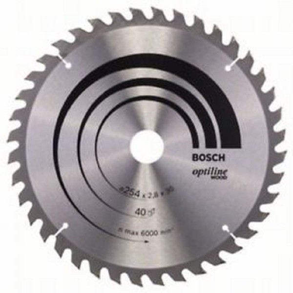 BOSCH List kružne testere Optiline Wood 254, 2608640443