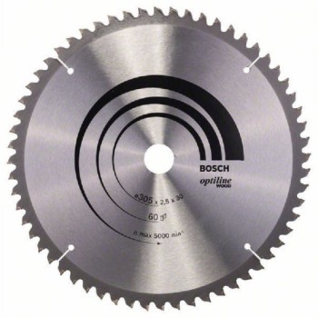 BOSCH List kružne testere Optiline Wood 2608640441, 305 x 30 x 2,5 mm, 60