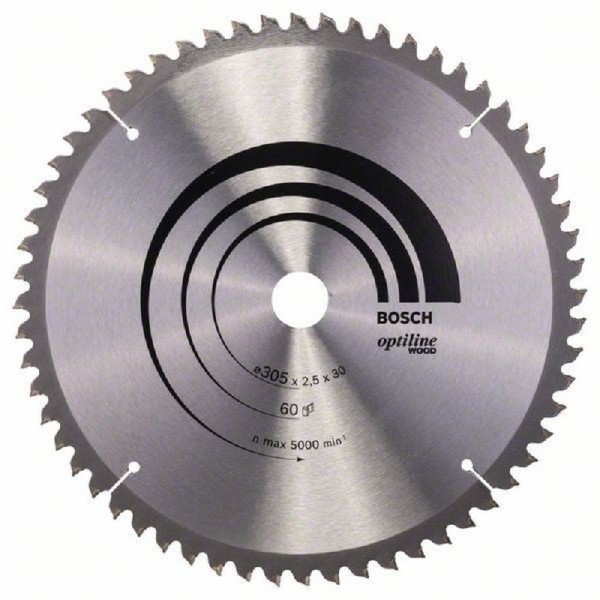 BOSCH List kružne testere Optiline Wood 2608640441, 305 x 30 x 2,5 mm, 60