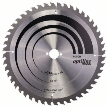 BOSCH List kružne testere Optiline Wood 2608640673, 315 x 30 x 3,2 mm, 48
