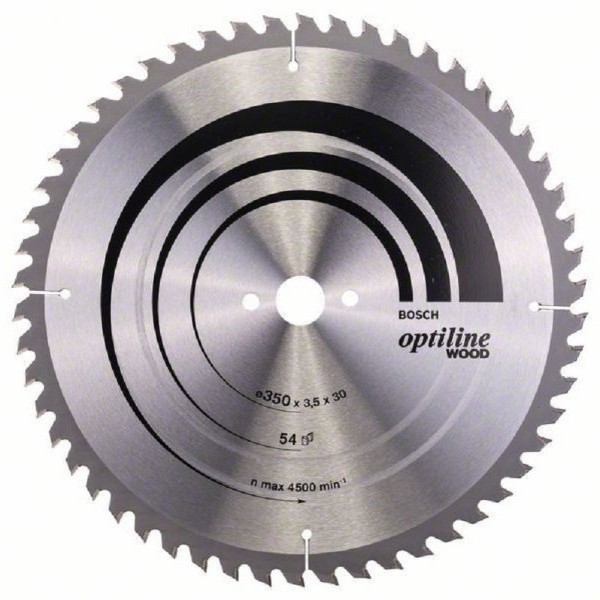 BOSCH List kružne testere Optiline Wood  2608640674, 350 x 30 x 3,5 mm, 54
