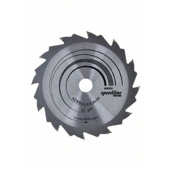 BOSCH List kružne testere Speedline Wood 160 x 20 x 2.4 mm. 12
