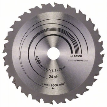 BOSCH List kružne testere Speedline Wood 165 x 20;16 x 1.7 mm. 24