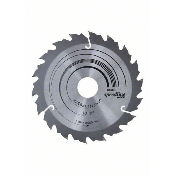 BOSCH List kružne testere Speedline Wood 165 x 30;20 x 2.4 mm. 18