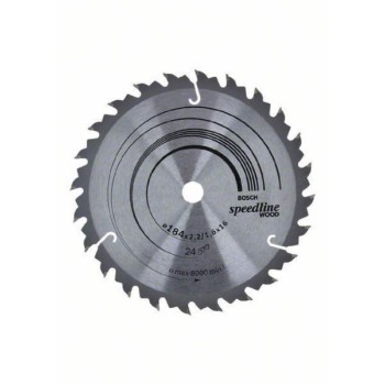 BOSCH List kružne testere Speedline Wood 184 x 16 x 2.4 mm. 24