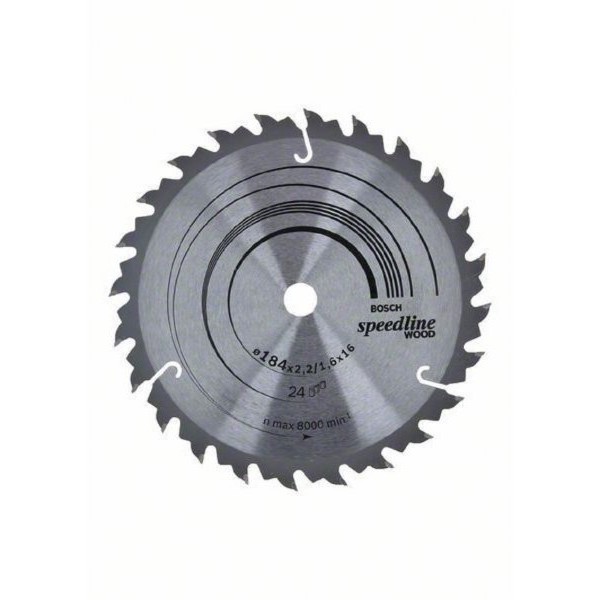BOSCH List kružne testere Speedline Wood 184 x 16 x 2.4 mm. 24