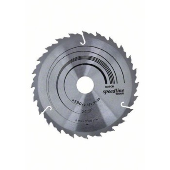 BOSCH List kružne testere Speedline Wood 190 x 30 x 2.6 mm. 24