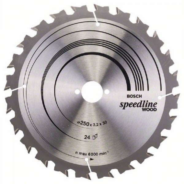 BOSCH List kružne testere Speedline Wood 250 x 30 x 3.2 mm. 24