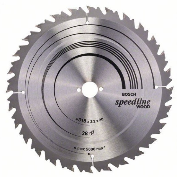 BOSCH List kružne testere Speedline Wood 315 x 30 x 3.2 mm. 28