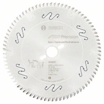 BOSCH List kružne testere Top Precision Best for Laminated Panel Abrasive 250 x 30 x 3,2 mm, 80 2608642109, 250 x 30 x 3,2 mm, 80