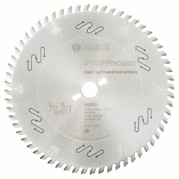 BOSCH List kružne testere Top Precision Best for Multi Material 2608642099, 305 x 30 x 2,3 mm, 96