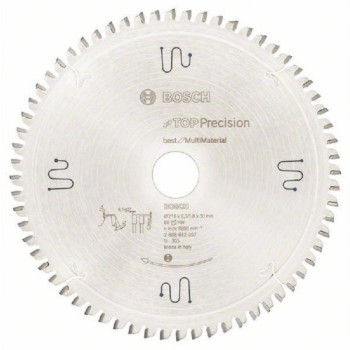 BOSCH List kružne testere Top Precision Multi Material 216x30x2.3;1.8mm 64T TCG