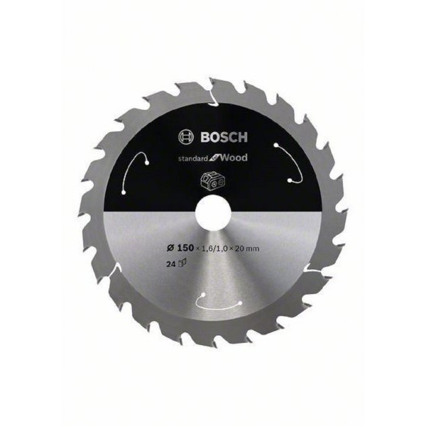 BOSCH List kružne testere za akumulatorske testere 150x20;16x1.6;1.0x24T