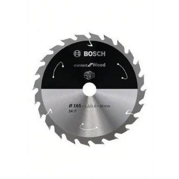 BOSCH List kružne testere za akumulatorske testere 165x20x1.5;1.0x24T