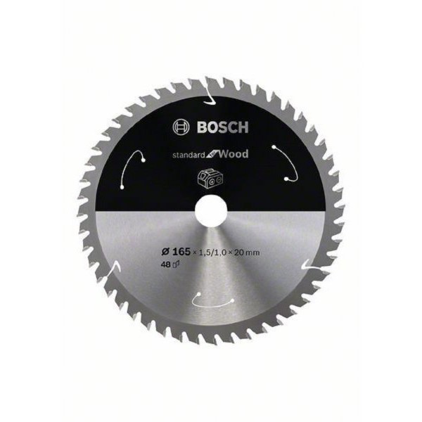 BOSCH List kružne testere za akumulatorske testere 165x20x1.5;1.0x48T