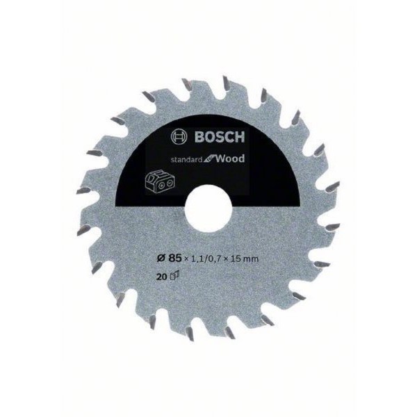 BOSCH List kružne testere za akumulatorske testere 85x15x1.1;0.7x20T