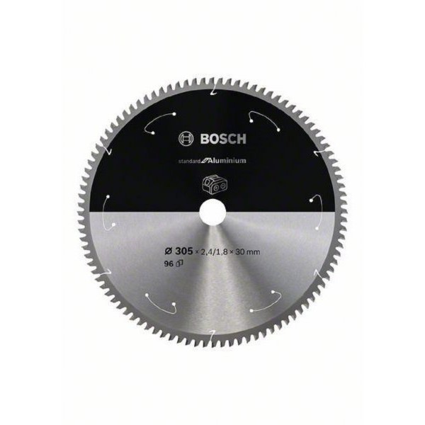 BOSCH List kružne testere za aluminijum za akumulatorske testere 305x2.4/1.8x30 T96 2608837782, 305x2.4/1.8x30 T96