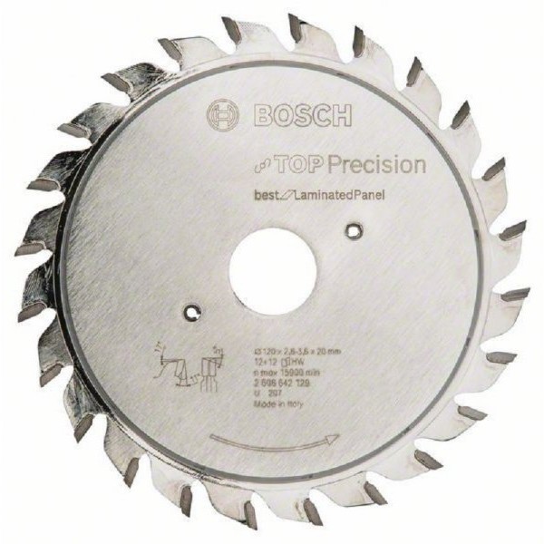 BOSCH List za zasecanje Top Precision Laminated Panel 2608642126, 80 x 20 x 2,8-3,6 mm, 10+10