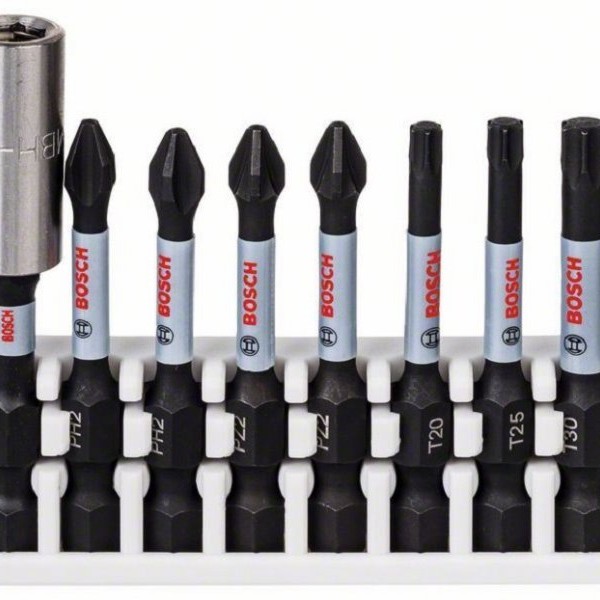 BOSCH Pakovanje Impact Control nastavaka za odvrtače, 8-delno, 2xPH2;2xPZ2;1xT20;1xT25;1xT30  2608522326