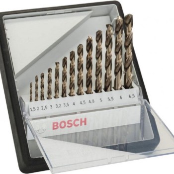 BOSCH plavi alat 13-delni Robust Line set burgija za metal HSS-Co DIN 338 135° 2607019926