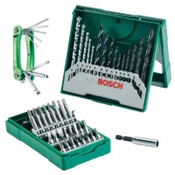 BOSCH plavi alat 41-delni set bitova i burgija 15-delni burgija + 25-delni set bitova + ručka sa inbus ključevim 2607017333
