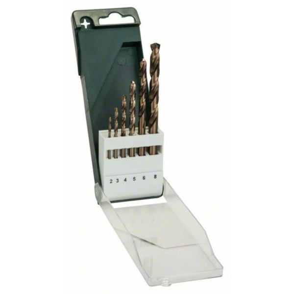 BOSCH plavi alat 6-delni set burgija za metal HSS-Co, DIN 338 Bosch 2609255087