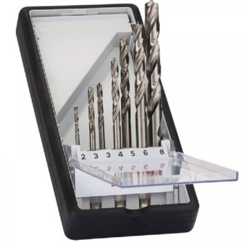 BOSCH plavi alat 7-delni Robust Line set burgija za drvo 1/4'' šestostrani prihvat 2607019923