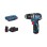 BOSCH plavi alat Akumulatorska bušilica/odvrtač GSR 12V-35 FC 12V, 2x3,0 Ah, 06019H3001