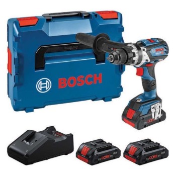 BOSCH plavi alat Akumulatorska vibraciona bušilica GSB 18V-110 C + 3x PC 18V 4.0 Ah + GAL 18V-40 + L-BOXX, 0615A5002X