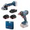 BOSCH plavi alat Akumulatorski set GDX 180-Li + GWS 180-Li, 18V, 2x4,0 Ah, 0615990N1U