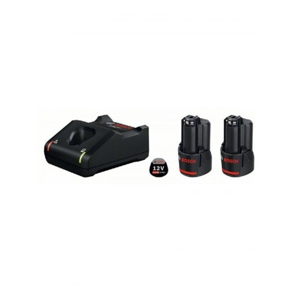 BOSCH plavi alat Bosch starter set 2 x akumulator GBA 12V 6,0 Ah + punjač GAL 12V-40