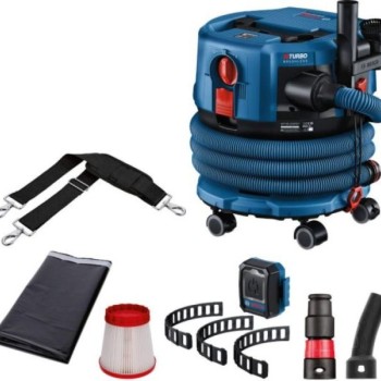 BOSCH plavi alat GAS 18V-12 MC Akumulatorski usisivač Solo, bez baterije i punjača 06019K2000