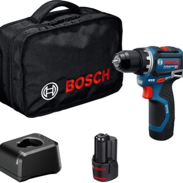 BOSCH plavi alat GSR 12V-32 akumulatorska bušilica - odvrtač, 2x2.0Ah i torba, 06019N7003