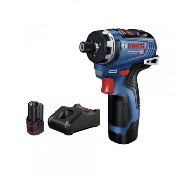 BOSCH plavi alat GSR 12V-35 HX Akumulatorski odvrtač 2 x 3.0 Ah + punjac