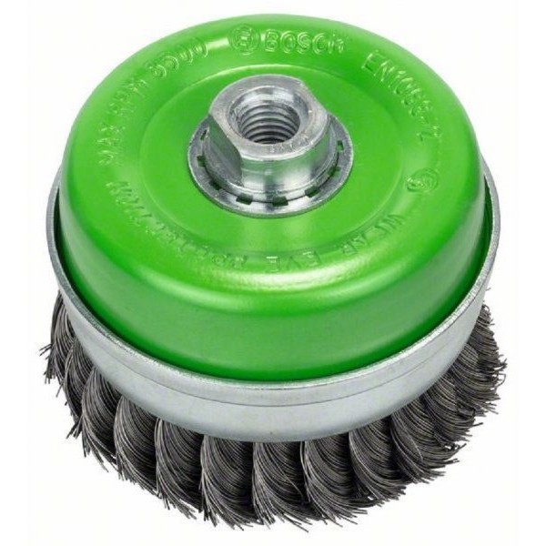 BOSCH Pletena obodna četka 75, nerđajuća 2608622060, 75 mm, 0,5 mm, M14
