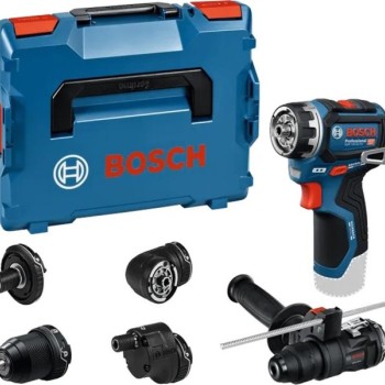 BOSCH PRO HEAVY DUTY GSR 12V-32 FC Odvrtač u L-BOXX 102 s adapterom, 06019N7102