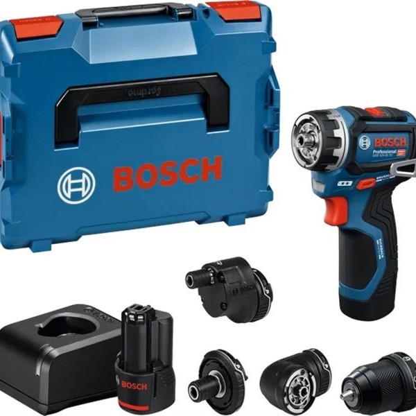 BOSCH PRO HEAVY DUTY GSR 12V-32 FC Odvrtač u L-BOXX 102 sa 2x 2.0 Ah Li-ion akumulatora i adapter, 06019N7101