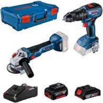 BOSCH PROFESSIONAL akumulatorski set orodja GWS 18V-10 + GSB 18V-50 0615990M9K