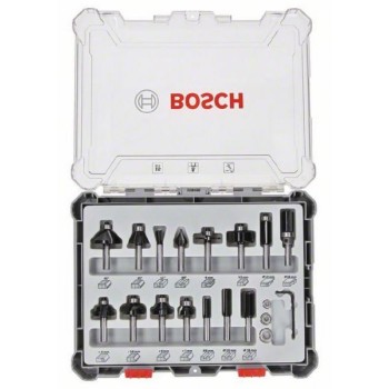 BOSCH SET GLODALA MIX 6mm WOOD 1/15